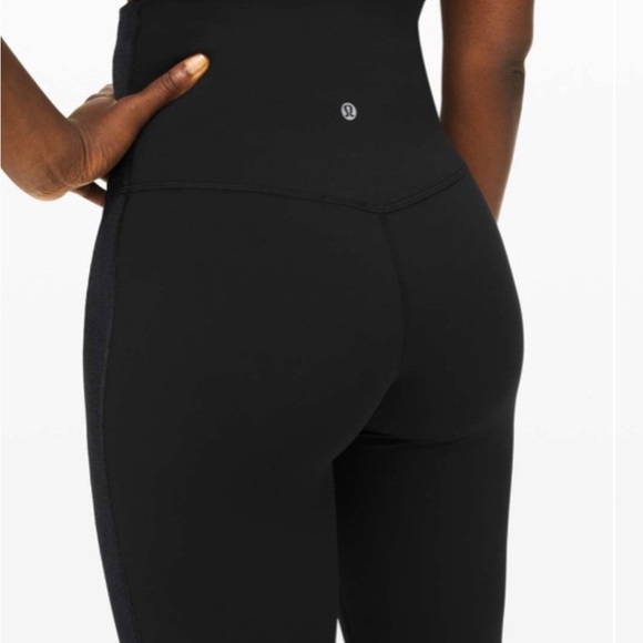 Lululemon Align Velvet Stripe Leggings size 10 28” length - Picture 3 of 13